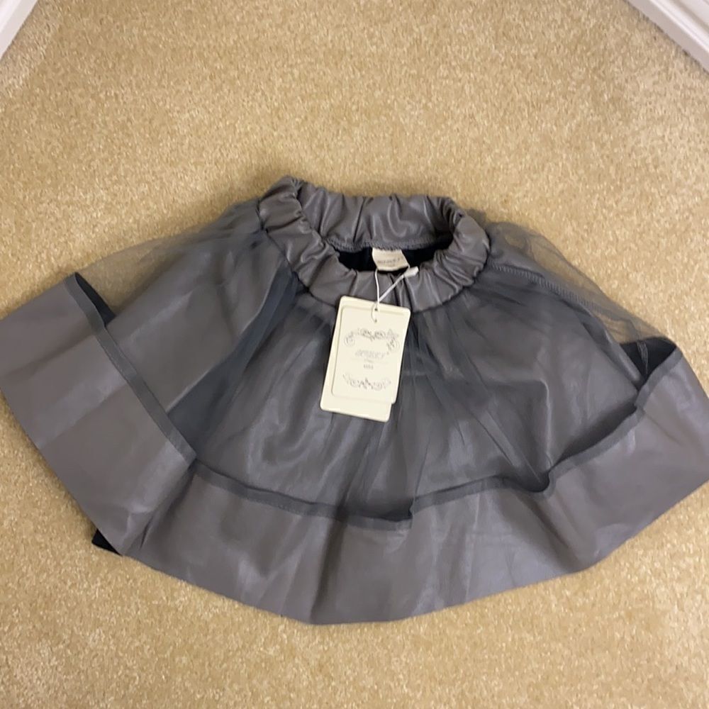 Toddler Skirt / Tutu Gray